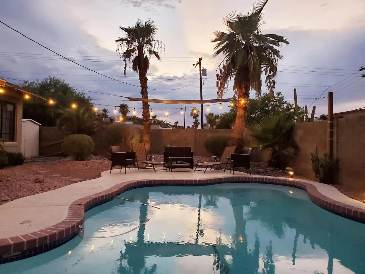 Phoenix Home Pool & String Lights